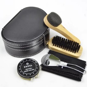 Shoe Care Set Manufacturer - Factory Direct Supply Shoe Shine Set Leather Shoe Care Kit Custom Logo Shoe Care Set