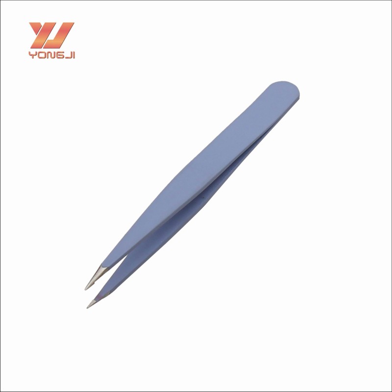 Eyebrow Tweezers Manufacturer - Factory Direct Sales Blue Professional Beauty Makeup Tool Tweezers