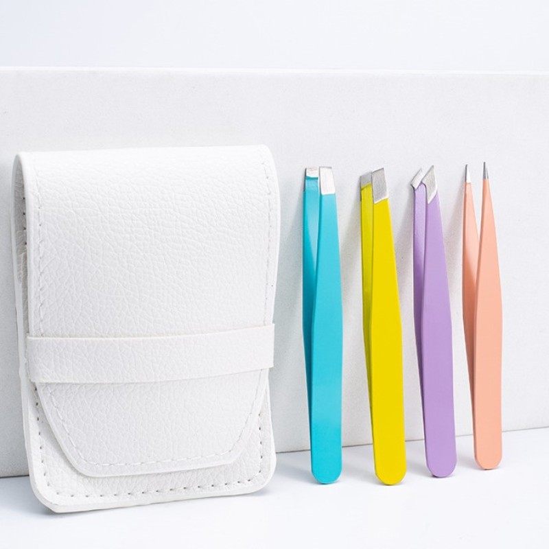 Eyebrow Tweezers Manufacturer - Chinese Factory Stainless Steel Colorful Beauty Tool Tweezers