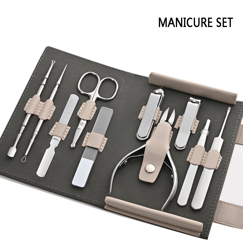 Manicure Set Factory - Best Quality 10 Pcs Manicure Cutters Nail Clipper Set Stainless Steel Beauty