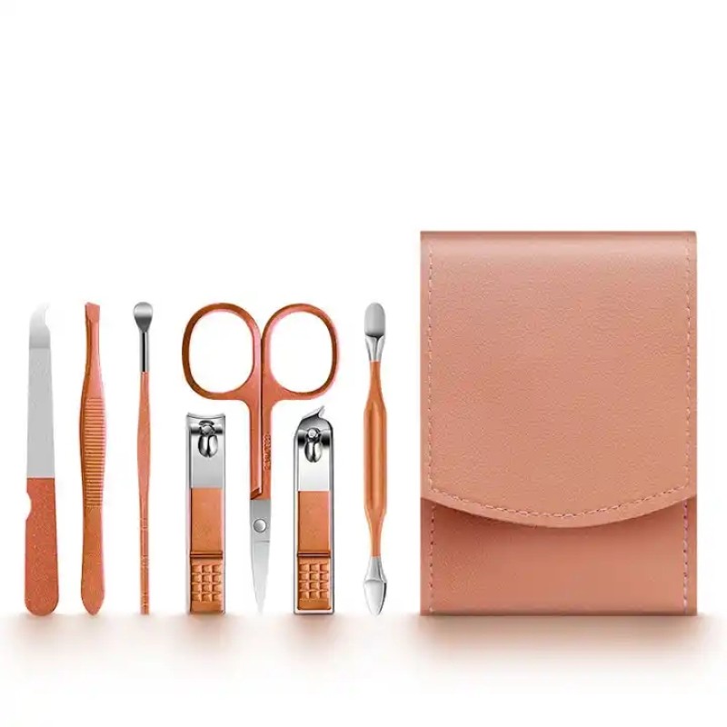Nail Clipper Set Manufacturer - Chinese Factory Stainless Steel 7 Piece Nail Clipper Set Beauty Tool