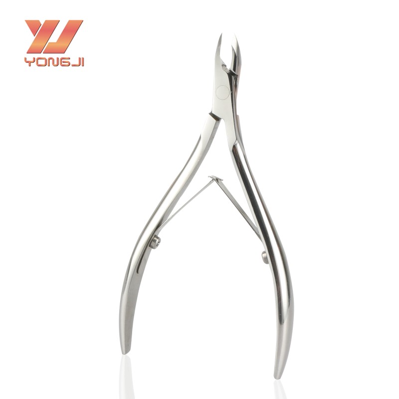 Cuticle Nippers Supplier - Stainless Steel Disposable Podiatry Ingrown Dead Skin Scissors Custom Double Spring Cuticle Nippers