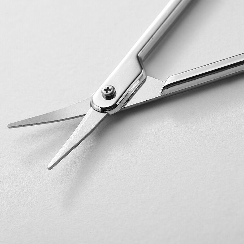 Eyebrow Scissors Factory - Hot Sale Stainless Steel Sharp Eyebrow Spring Scissors Makeup Tool Mini Eyebrow Scissors
