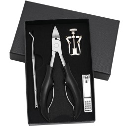 Cuticle Nipper Supplier - Factory Hot Sale Stainless Steel Black Sharp Cuticle Nipper Manicure Tool