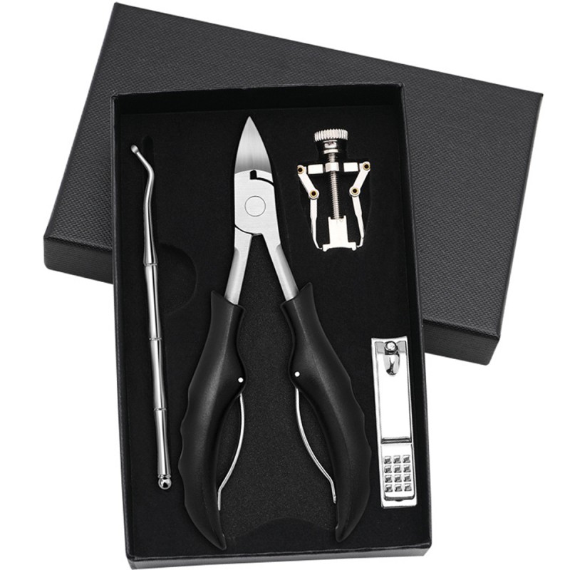 Cuticle Nipper Supplier - Factory Hot Sale Stainless Steel Black Sharp Cuticle Nipper Manicure Tool