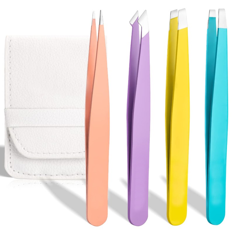 Eyebrow Tweezers Manufacturer - Chinese Factory Stainless Steel Colorful Beauty Tool Tweezers