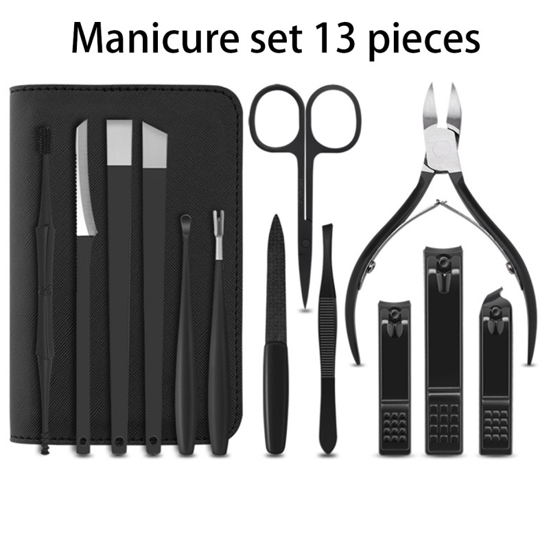 Manicure Set Supplier - Chinese Factory Professional Stainless Steel Manicure Set Beauty Tool Nail Clipper Kit