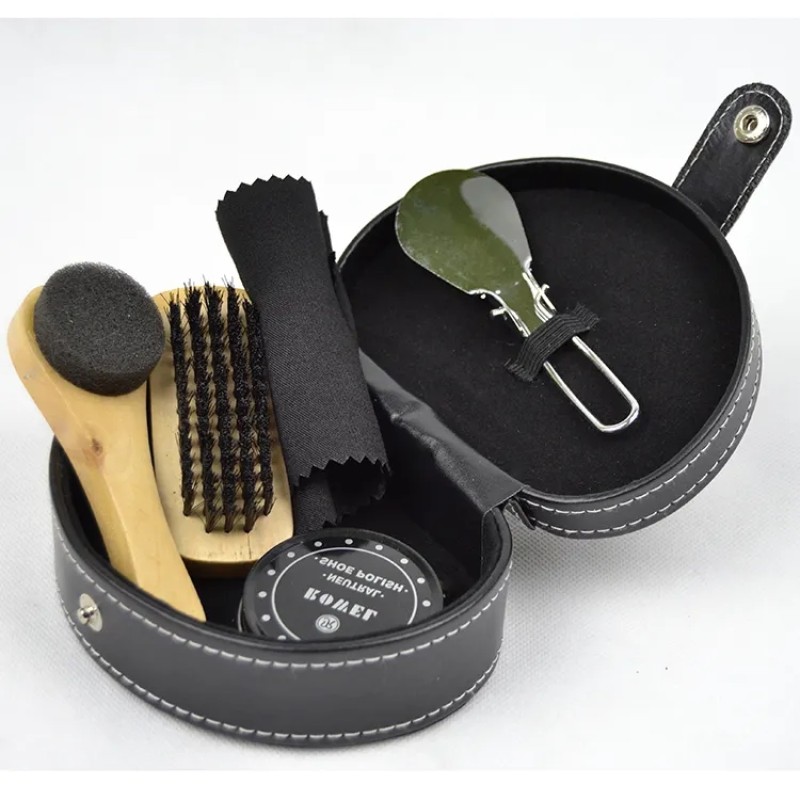 Shoe Care Set Manufacturer - Factory Direct Supply Shoe Shine Set Leather Shoe Care Kit Custom Logo Shoe Care Set
