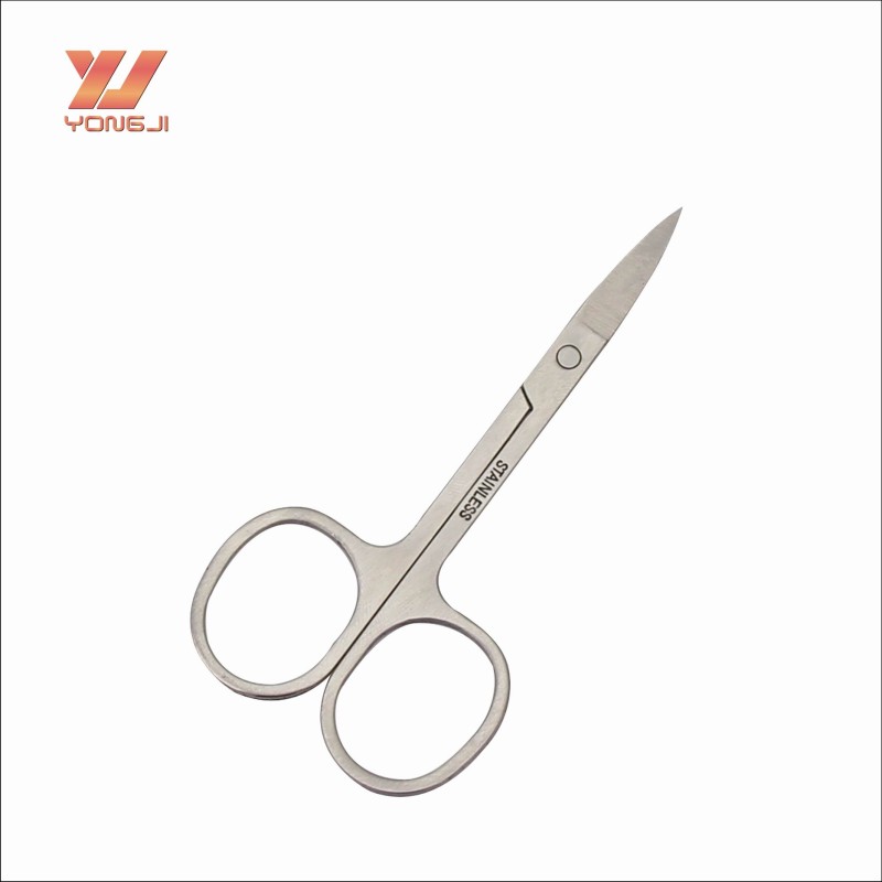 Eyebrow Scissors Factory - Chinese Factory Silver Stainless Steel Eyebrow Trimming Scissors