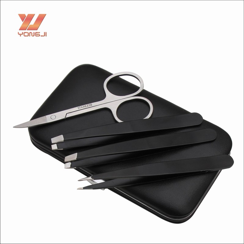 Eyebrow Tweezer Set Factory - Professional Factory Eyebrow Tweezer Scissors Set Beauty Tool Tweezers Eyebrow Set