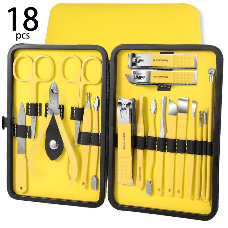 Nail Clipper Kit Manufacturer - Factory Cheap Price 15 Piece Stainless Steel Manicure Pedicure Set