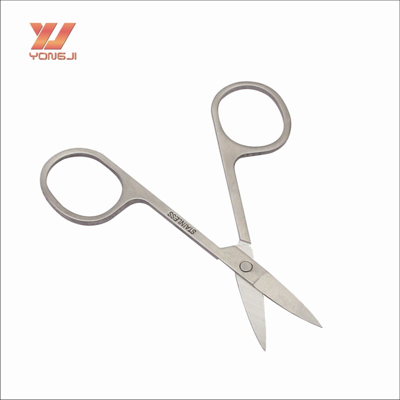 Eyebrow Scissors Factory - Chinese Factory Silver Stainless Steel Eyebrow Trimming Scissors