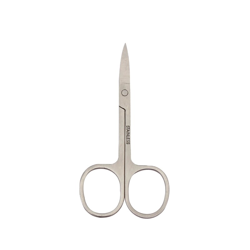 Eyebrow Scissors Factory - Chinese Factory Silver Stainless Steel Eyebrow Trimming Scissors