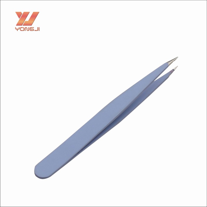 Eyebrow Tweezers Manufacturer - Factory Direct Sales Blue Professional Beauty Makeup Tool Tweezers