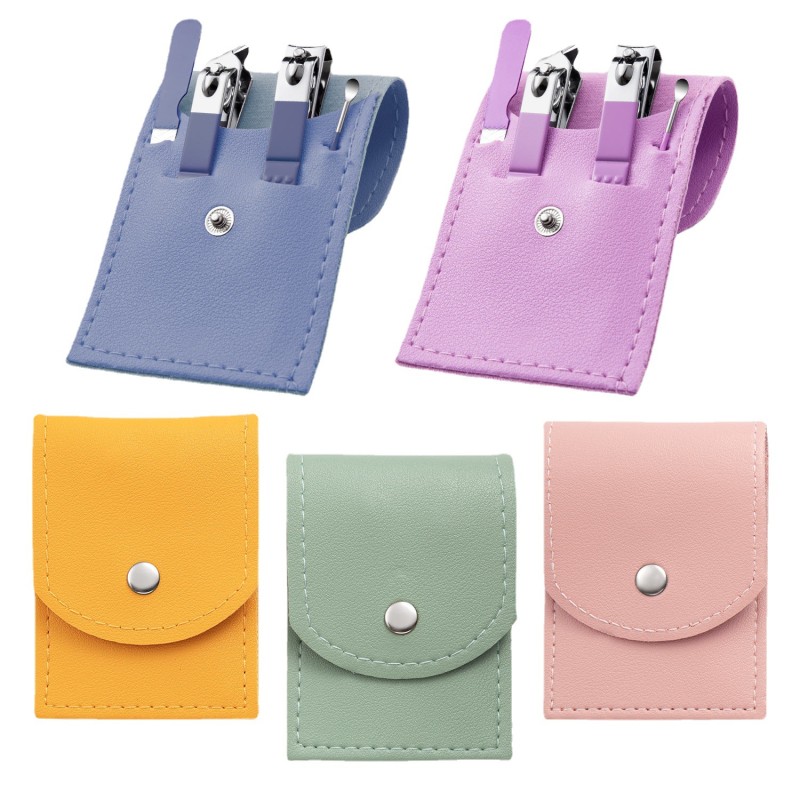 Manicure Set Factory - Hot Selling 4 Pieces Professional Custom Logo Private Nail Clipper Set