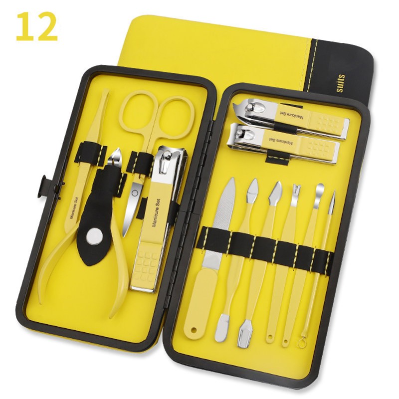 Nail Clipper Kit Manufacturer - Factory Cheap Price 15 Piece Stainless Steel Manicure Pedicure Set