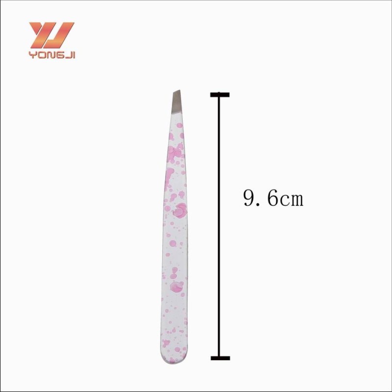 Eyebrow Tweezer Supplier - Hot Sale Private Label White Pink Eyebrow Tweezer Beauty Tool