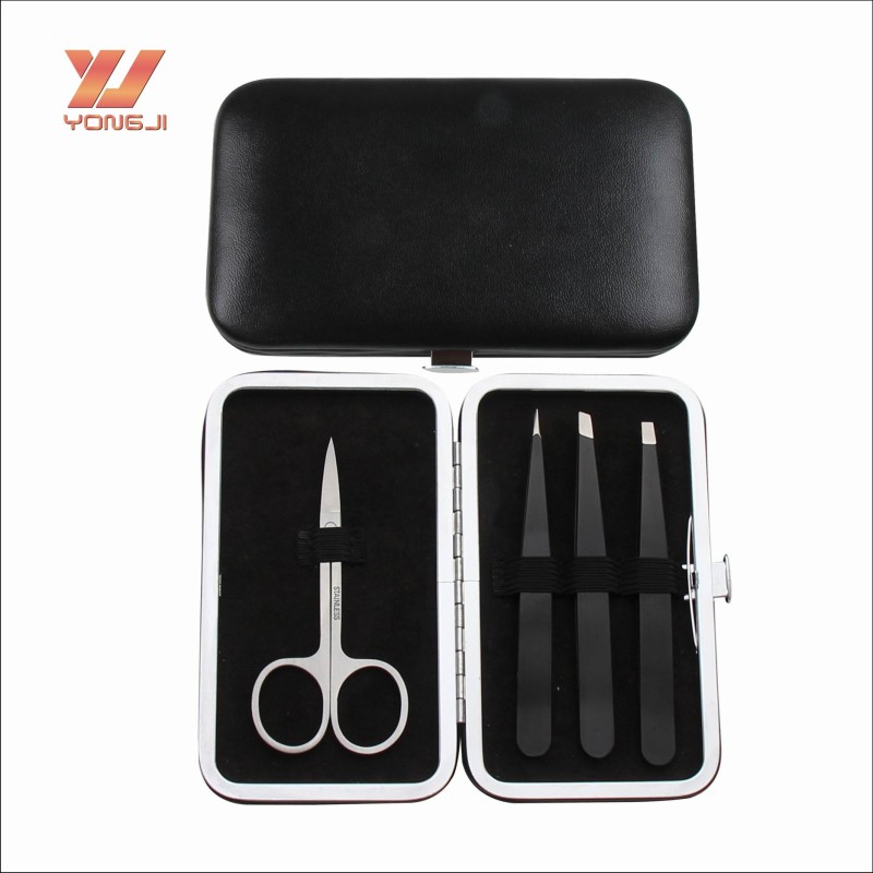 Eyebrow Tweezer Set Factory - Professional Factory Eyebrow Tweezer Scissors Set Beauty Tool Tweezers Eyebrow Set