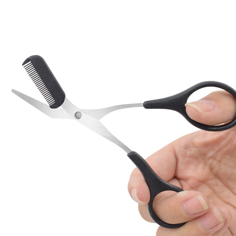Eyebrow Scissors Supplier - Professional Factory Eyebrow Scissors for Women with Comb Beauty Tool