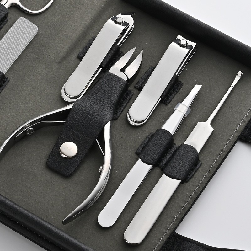 Manicure Set Factory - Best Quality 10 Pcs Manicure Cutters Nail Clipper Set Stainless Steel Beauty