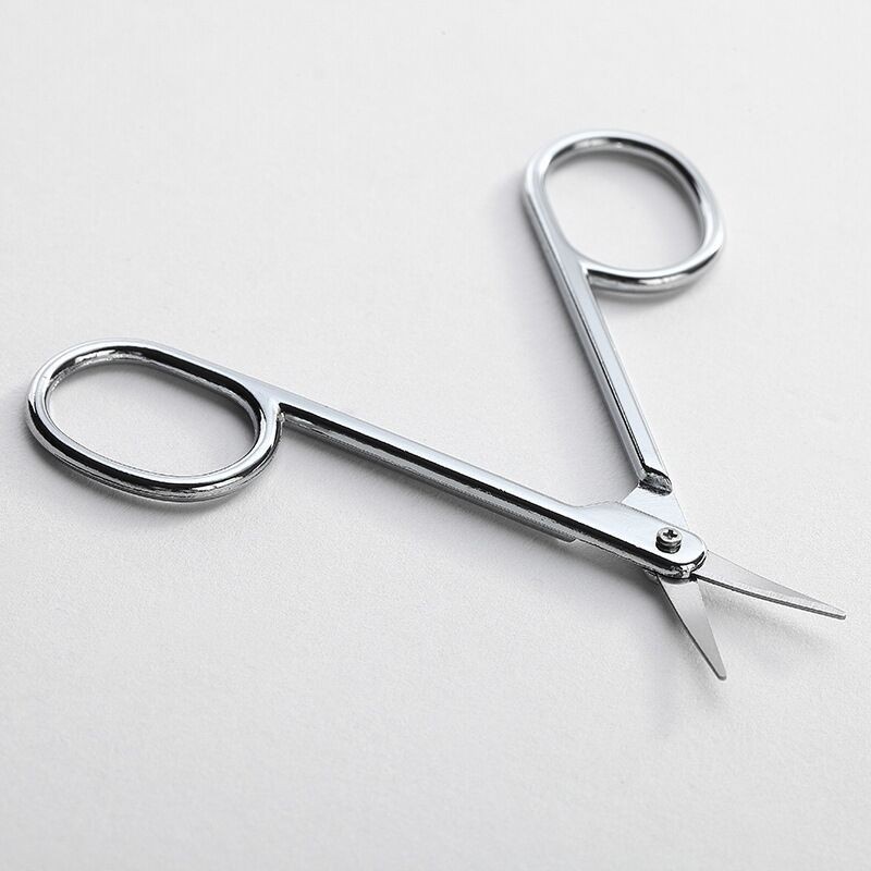 Eyebrow Scissors Factory - Hot Sale Stainless Steel Sharp Eyebrow Spring Scissors Makeup Tool Mini Eyebrow Scissors