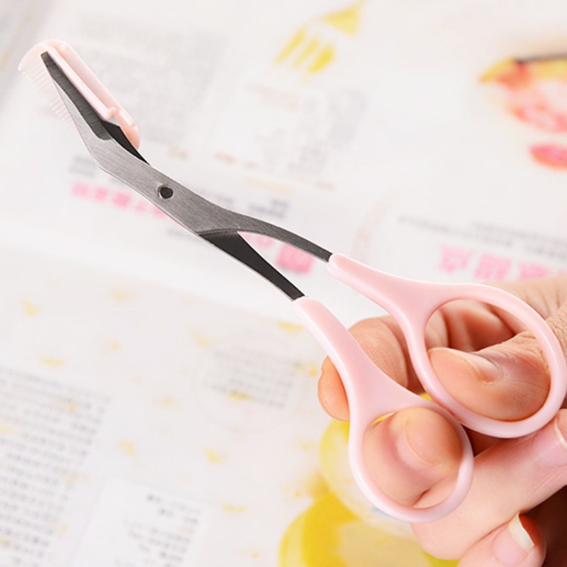 Eyebrow Scissors Supplier - Professional Factory Eyebrow Scissors for Women with Comb Beauty Tool