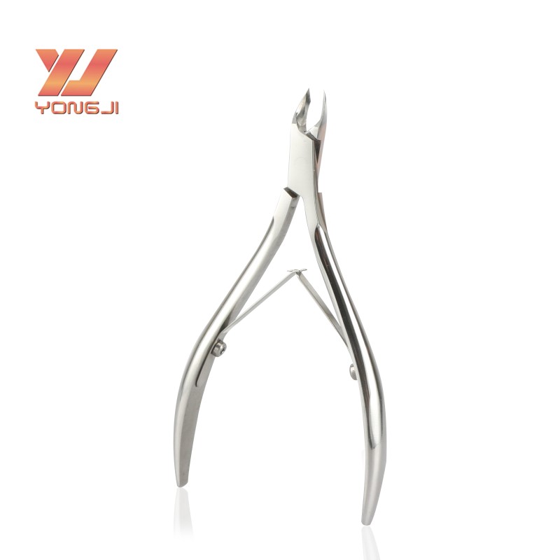 Cuticle Nippers Supplier - Stainless Steel Disposable Podiatry Ingrown Dead Skin Scissors Custom Double Spring Cuticle Nippers