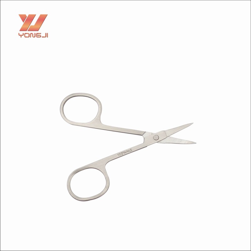 Eyebrow Scissors Manufacturer - Factory Direct Price Silver Eyebrow Scissors Beauty Eyebrow Scissors Manicure Tool