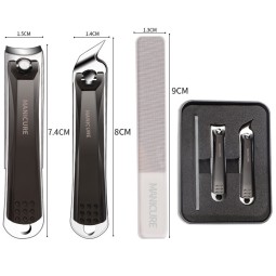 Nail Clipper Set Factory - Good Quality Portable Professional Sharp Nail Clipper Set Manicure Tool