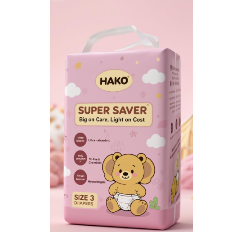 Baby Diaper Pants Factory - HAKO Printed 3D Leak Prevention Dry