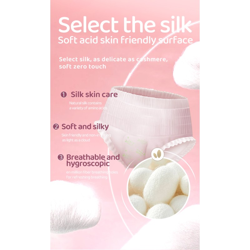 Sanitary Pants Manufacturer - OEM High Quality Disposable Ultra Thin Wingless Super Absorbent Cotton