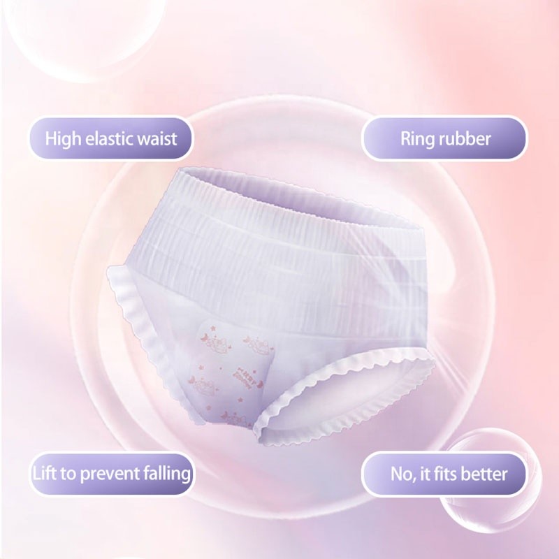 Sanitary Pants Manufacturer - OEM High Quality Disposable Ultra Thin Wingless Super Absorbent Cotton