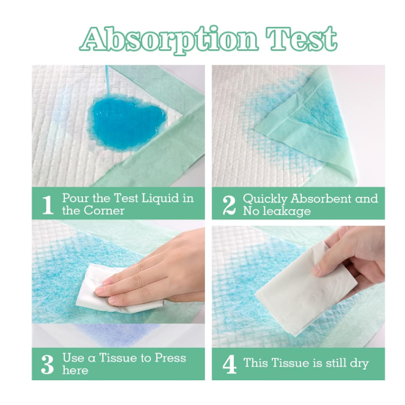 Incontinence Bed Pads Factory - Super Absorbent 36x24 Fluff