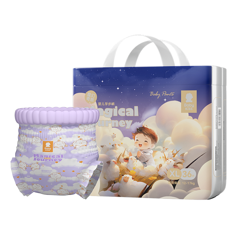 Baby Diapers Factory - Wholesale Price 40 Soft Pant Style Diapers for Baby XXXL Size Super Absorbing