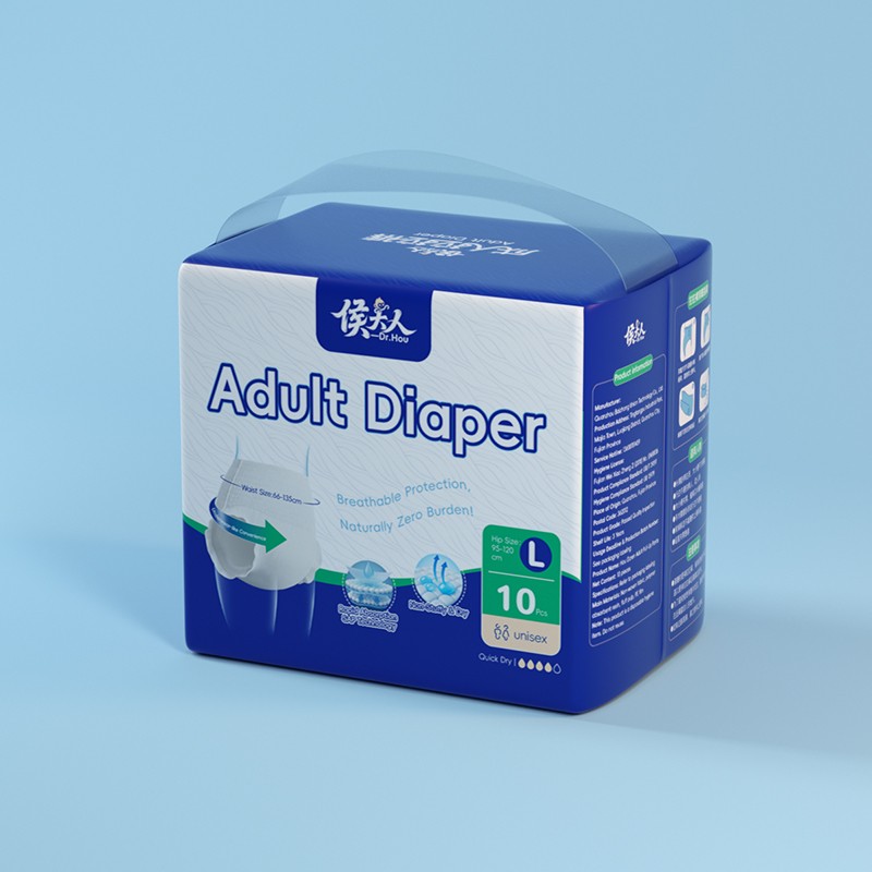 Adult Diapers Manufacturer - Hot Sale Disposable Adult Diapers Thick Pure Cotton with High Absorbent Printed