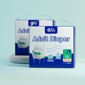 Adult Diapers Supplier - Hot Selling XL Size Disposable Adult Diapers High Absorbent Breathable Cotton and PE