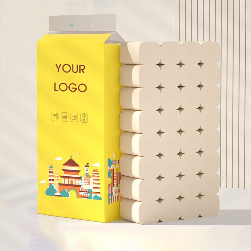 Toilet Paper Manufacturer - Low MOQ 3 Ply Toilet Paper Roll 2 Ply Embossed Tissue Wholesale Custom Logo