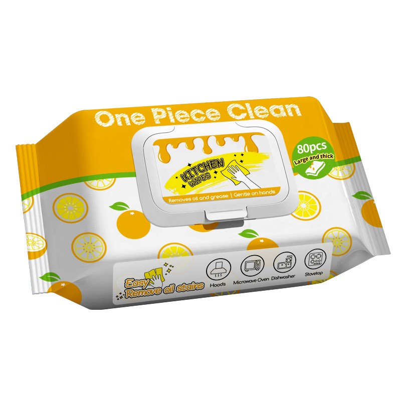 Kitchen Wipes Manufacturer - Hot Selling 100PCS ODM&OEM Customization Kitchen Wipes Wet Kitchen Counter Wipes for Sale