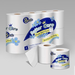Toilet Paper Manufacturer - Custom Flower Printed