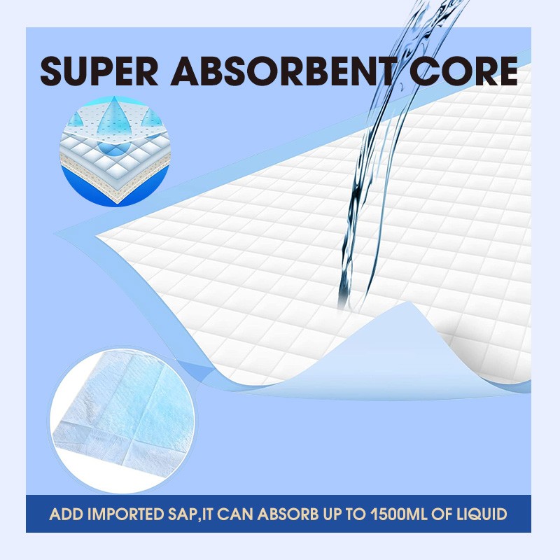 Underpads Manufacturer - Absorbent Fluff Protective Bed Pee Pads Disposable Underpads Incontinence for All Ages