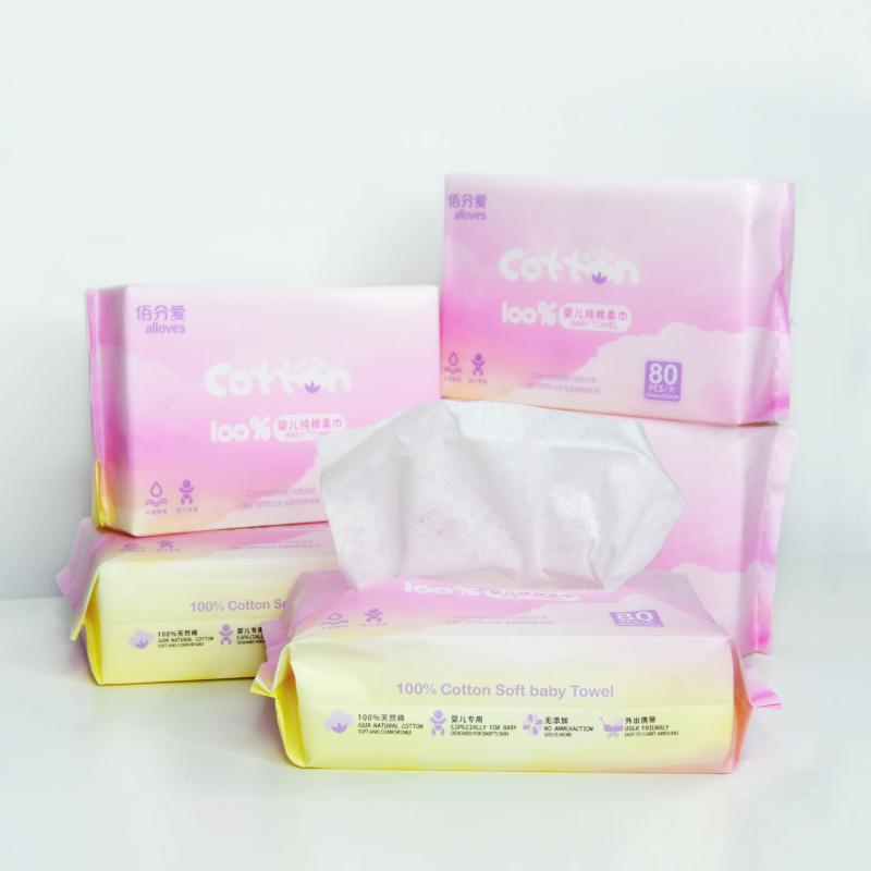 Disposable Towel Manufacturer - Alloves Soft Cotton Fabric Towel