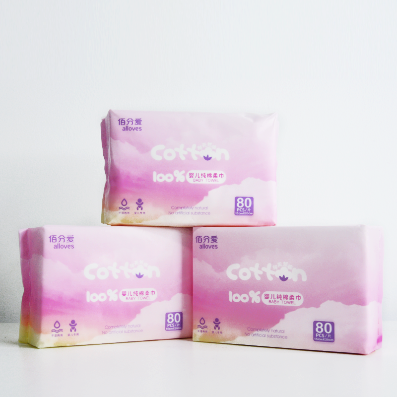 Disposable Towel Manufacturer - Alloves Soft Cotton Fabric Towel