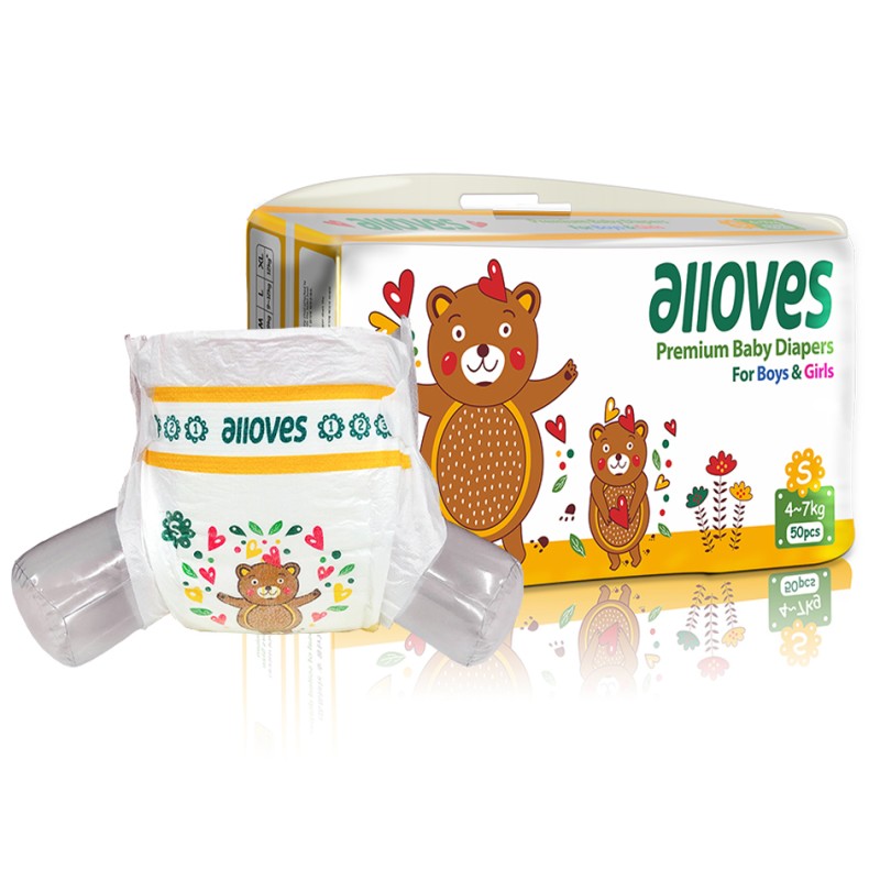 Japanese Diaper Factory - Girl Baby Diapers Stock Lot OEM