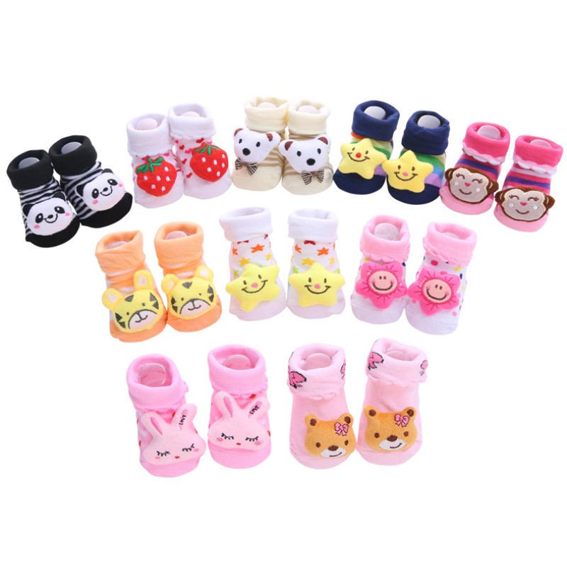 Baby Socks Supplier - Newborn 3D Non-Slip Toy Shoes