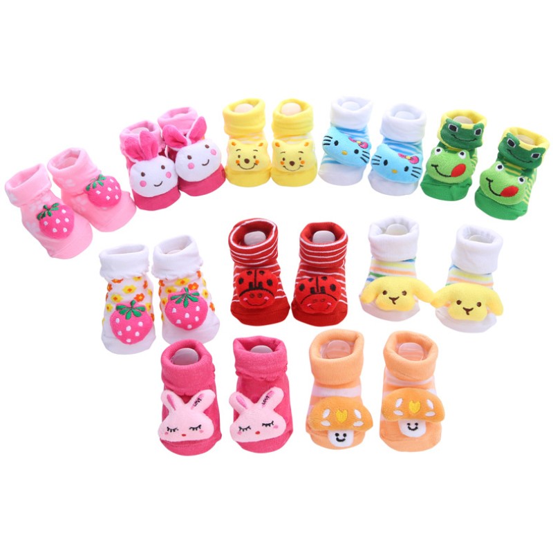 Baby Socks Supplier - Newborn 3D Non-Slip Toy Shoes