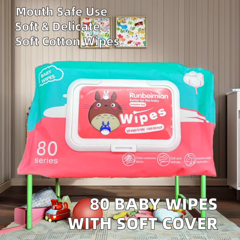 Baby Wipes Supplier - 80pcs Organic Non-Woven Customizable