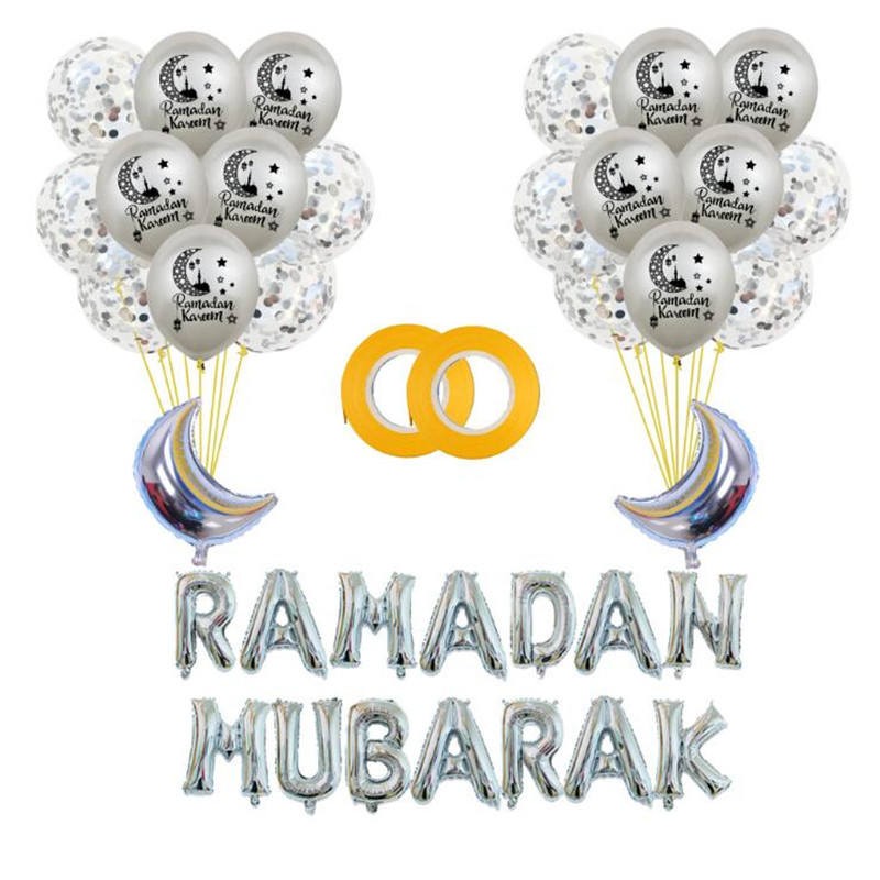 Ramadan Decorations Factory - Eid Mubarak Foil Letters Set