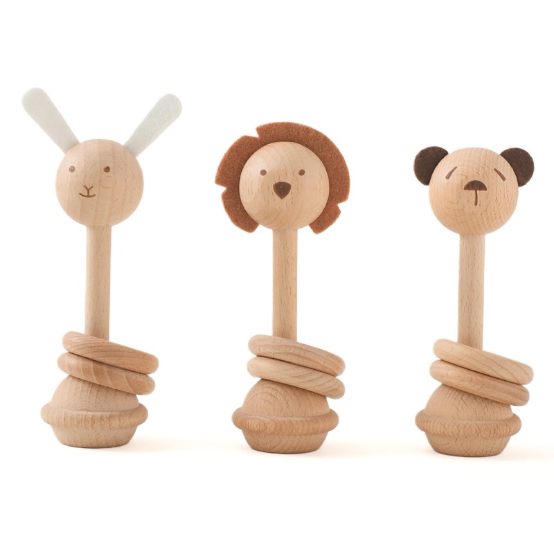 Wooden Toys Manufacturer - Montessori Animal Teether