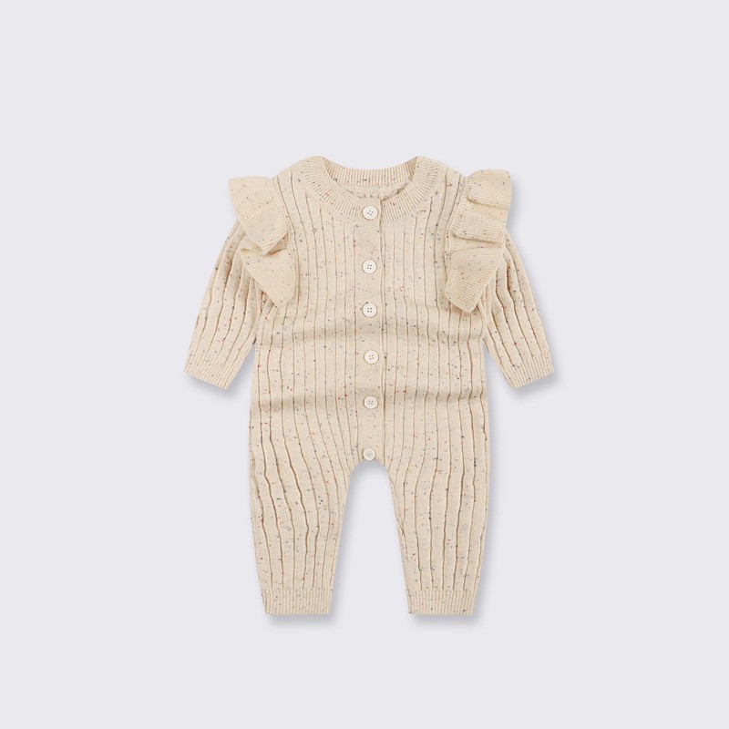 Baby Romper Manufacturer - Spring Autumn Ribbed Knit