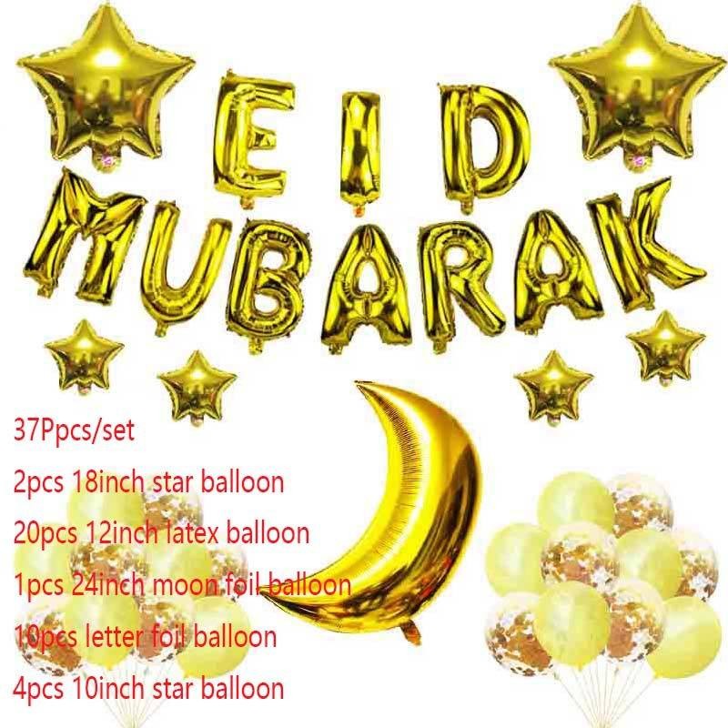 Ramadan Balloons Manufacturer - Eid Mubarak Chain Set